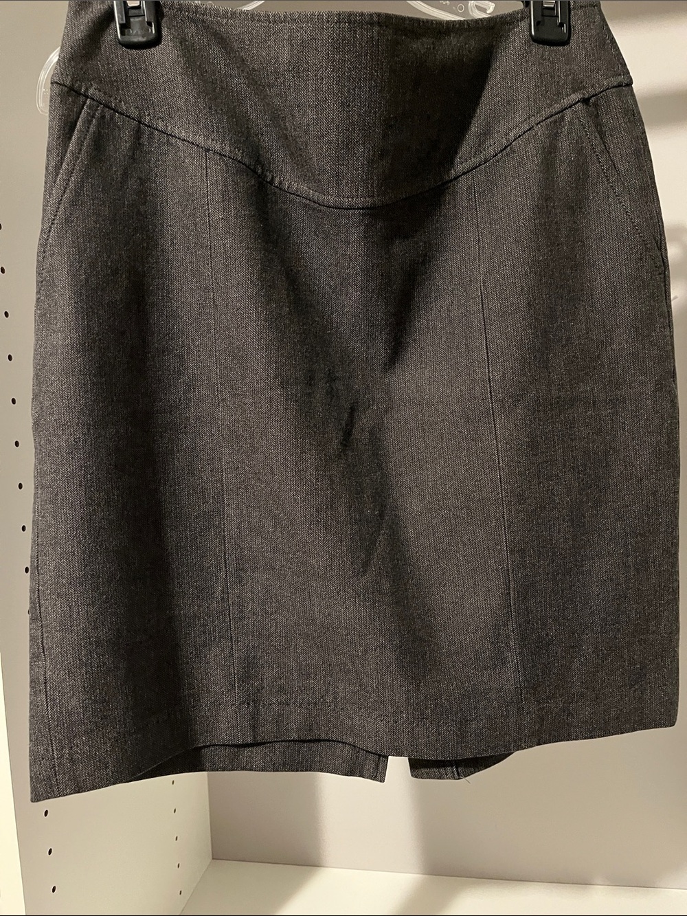 Banana Republic Dark Gray Pencil Skirt